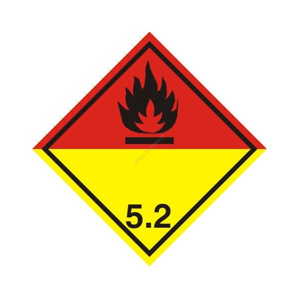 Nalepka ADR nr 5.2 