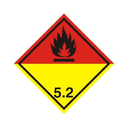 Nalepka ADR nr 5.2 