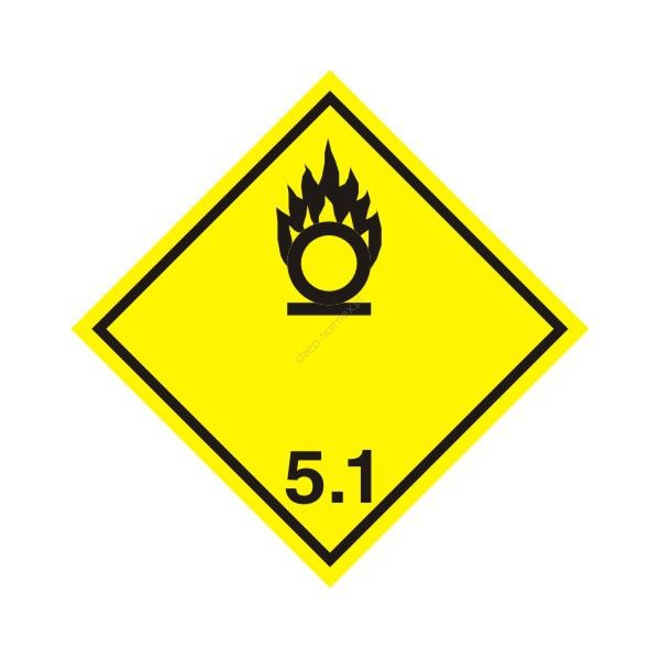 Nalepka ADR nr 5.1 