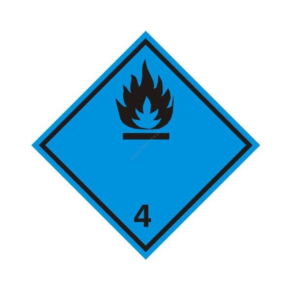 Nalepka ADR nr 4.3 