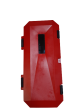 Pojemnik na gaśnicę 6kg czerwony z okienkiem
