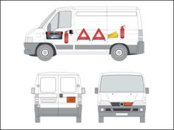 Zestaw ADR dla pojazdów do 3,5 t D.M.C