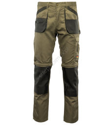 Spodnie do pasa khaki odpinane nogawki