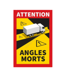 Nalepka 'Angles Morts' martwe pola