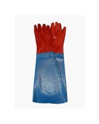 Safety gloves PCV 60 cm 