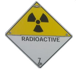 Tablica RADIOACTIVE kl.7 łamana