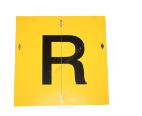 Tablica "R" łamana 