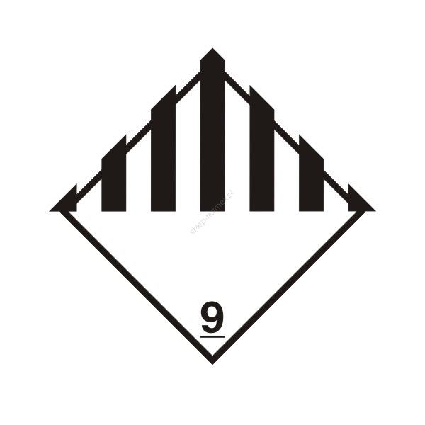 Nalepka ADR nr 9  30x30