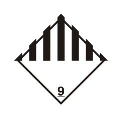 Nalepka ADR nr 9  30x30