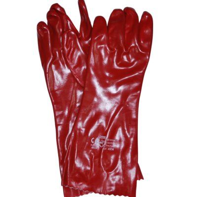 Safety gloves PCV 40 cm 